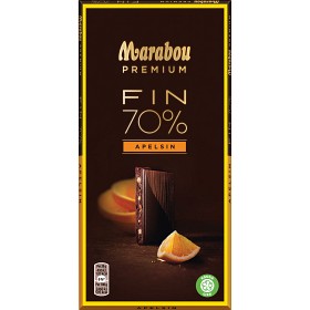 Bild på Marabou Premium Dark Orange 70% 100g