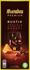 Bild på Marabou Premium Rustik Apelsin & Mandel 2 x 90 g
