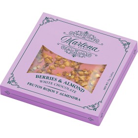 Bild på Marlona Vit Choklad med Mandel & Bär 75g