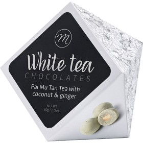 Bild på Marlona Vit Choklad med Vitt Te, Kokos, Ingefära 60g