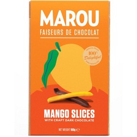 Bild på Marou Chokladdoppad Mango Mörk Choklad Single Origin 100g