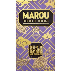Bild på Marou Mörk Choklad Dak Lak 70% 80g