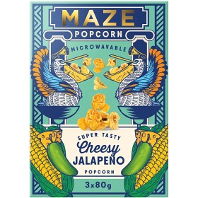 Bild på Maze Popcorn Cheesy Jalapeno 3x80g