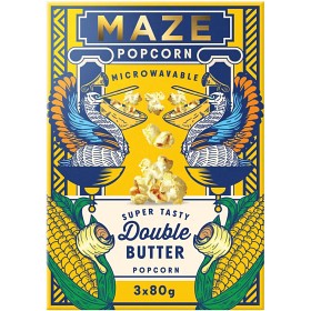 Bild på Maze Popcorn Double Butter 3x80g