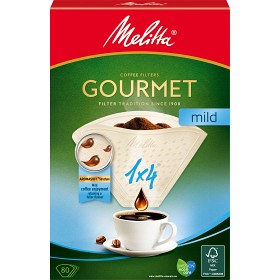Bild på Melitta Kaffefilter Gourmet Mild 1x4 Vita 80st