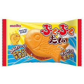 Bild på Meito Puku Puku Chocolate Fish Cookie 16,5g