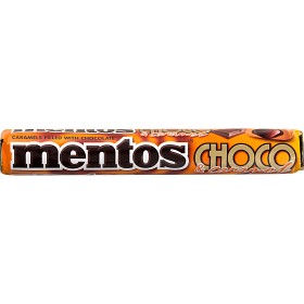 Bild på Mentos Rolls Chocolate & Caramel 38g