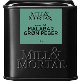 Bild på Mill & Mortar Malabar Grönpeppar Hel 25g