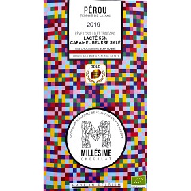 Bild på Millésime Chocolat Mörk Mjölkchoklad Salt & Kola 70g
