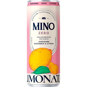 Bild på MINO Jordgubb, Rabarber & Citron Zero Burk 33cl