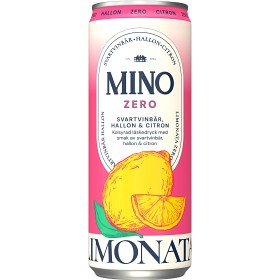 Bild på Mino Limonata Svartvinbär, Hallon & Citron 33cl