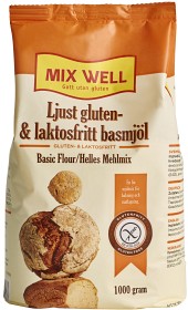 Bild på MixWell Ljust gluten- & laktosfritt basmjöl 1000 g