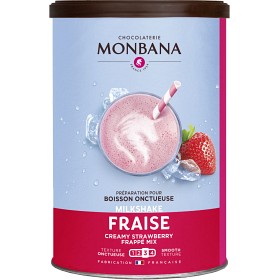 Bild på Monbana Chocolaterie Milkshakepulver Strawberry 250g