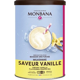 Bild på Monbana Chocolaterie Milkshakepulver Vanilla 250g