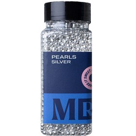 Bild på MR Cake Pearls Silver Strössel 85g