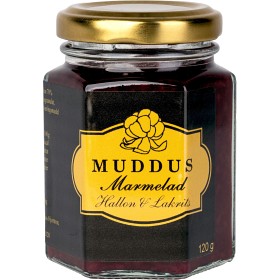 Bild på MUDDUS Hallon & Lakritsmarmelad 120g
