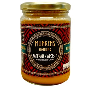 Bild på Munkens Hälsa Svensk Honung Saffran & Apelsin 500g