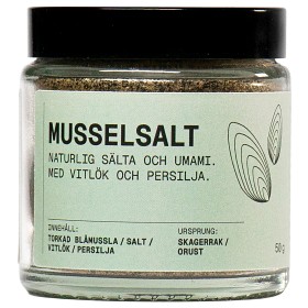 Bild på Musselpulver Musselsalt Vitlök & Persilja 50g