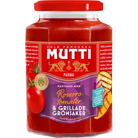 Bild på Mutti Pastasås med Rossorotomater & Grillade Grönsaker 400g