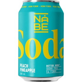 Bild på NÅBE Soda Peach Pineapple Burk 33cl