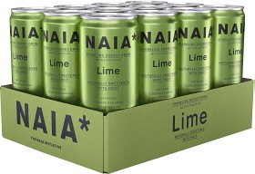 Bild på Naia Sparkling Energy Drink Lime 12x33 cl inkl. pant