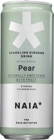 Bild på Naia Sparkling Ginseng Drink Pear 33 cl inkl. pant
