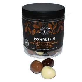Bild på Narr Chocolate Romrussin i Choklad 150g