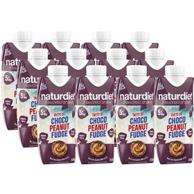 Bild på Naturdiet Choco Peanut Fudge Shake 12x330ml