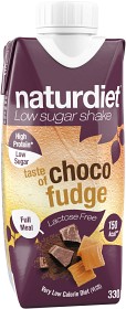 Bild på Naturdiet Free Laktosfri Shake Choco Fudge 330 ml