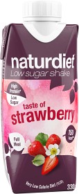 Bild på Naturdiet Shake Strawberry 330 ml