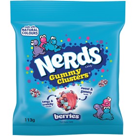 Bild på Nerds Gummy Cluster Berry Godis 113g