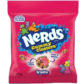 Bild på Nerds Gummy Cluster Fruits Godis 113g