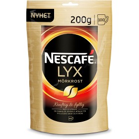 Bild på Nescafé Snabbkaffe Lyx Mörkrost Softpack 200g