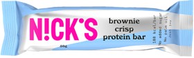 Bild på Nicks Protein Bar Brownie Crisp 50 g