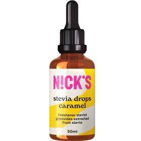 Bild på Nicks Stevia Drops Caramel 50 ml