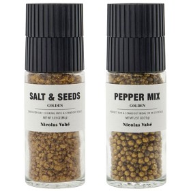Bild på Nicolas Vahé Gift Box Golden Pepper Mix & Golden Salt & Seeds 86g
