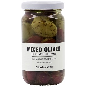 Bild på Nicolas Vahé Mixed Olives in Flavoured Oil 190g