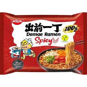 Bild på Nissin Demae Ramen Nudlar Spicy 100g