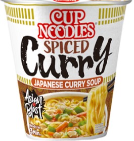 Bild på Nissin Nudlar Cup Noodles Spiced Curry 67g