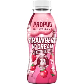 Bild på NJIE ProPud Milkshake Strawberry n' Cream 330ml