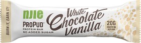 Bild på NJIE ProPud Protein Bar White Chocolate Vanilla 55 g