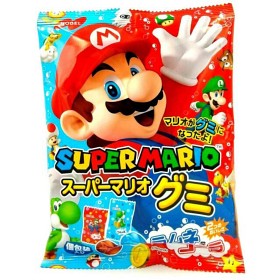 Bild på Nobel Super Mario Ramune Soda & Cola Flavor Gummy Candy 90g