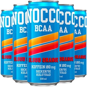 Bild på NOCCO Blood Orange Energidryck BCAA 24x33cl