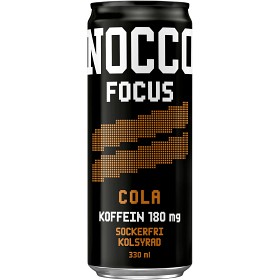 Bild på NOCCO Focus Cola Energidryck 33cl