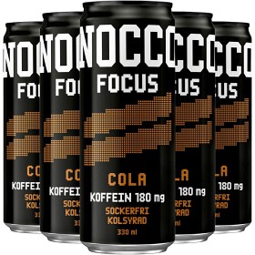 Bild på NOCCO Focus Cola Energidryck 24x33cl