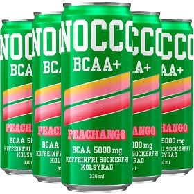 Bild på NOCCO Peachango Koffeinfri BCAA+ 24x33cl