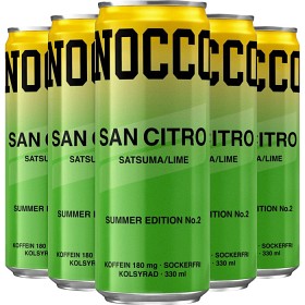 Bild på NOCCO San Citro Satsuma/Lime Energidryck 24x33cl