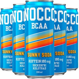 Bild på NOCCO Sunny Soda Energidryck BCAA 24x33cl