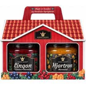 Bild på Nordic Crown Marmeladstuga Lingon & Hjortron 420g