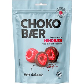 Bild på Nordthy Frystorkade Hallon med Mörk Choklad 80g